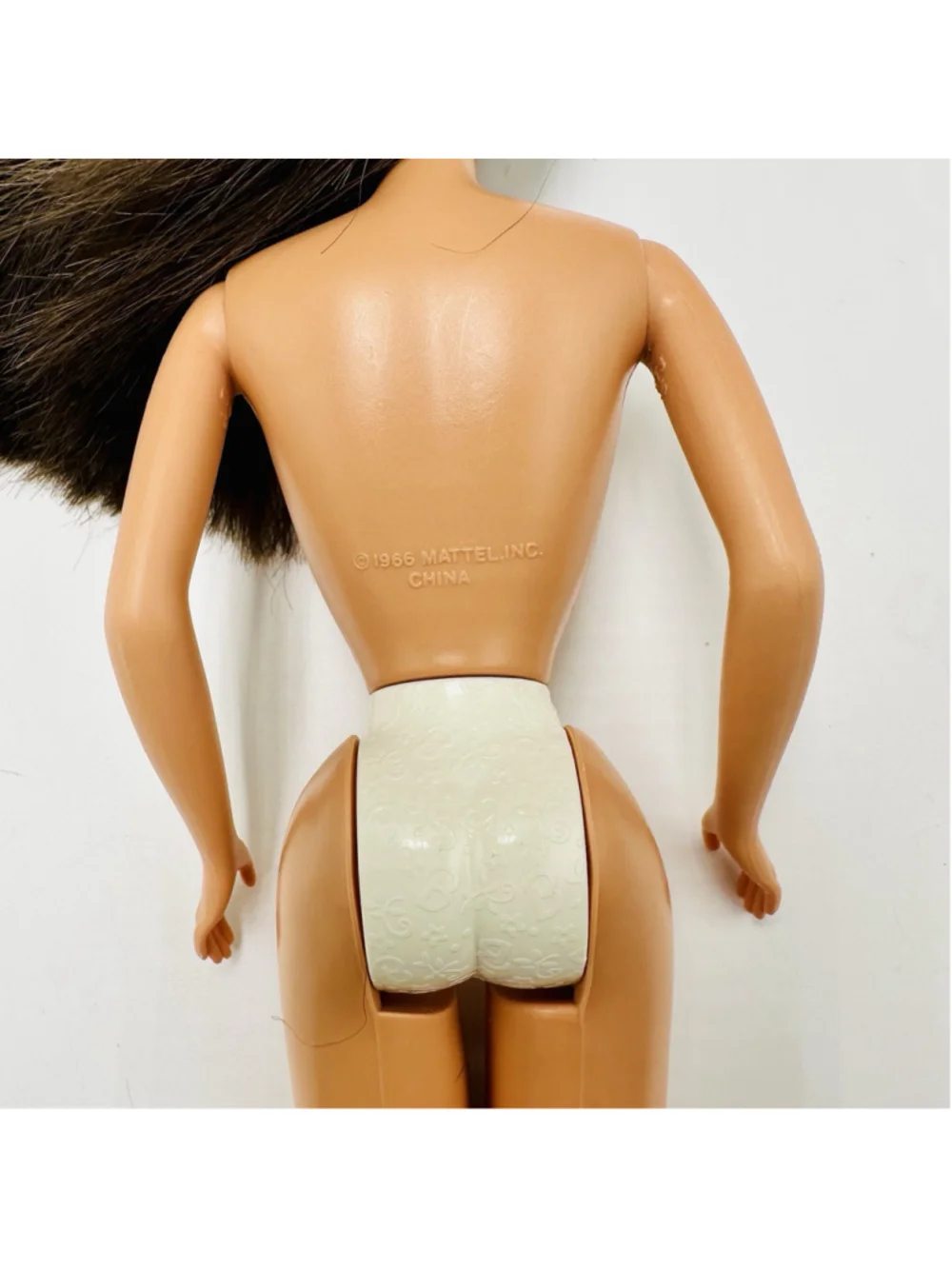 VTG Barbie Teresa Doll 1990’s Twist and Turn Mattel Bangs Brunette Nude
